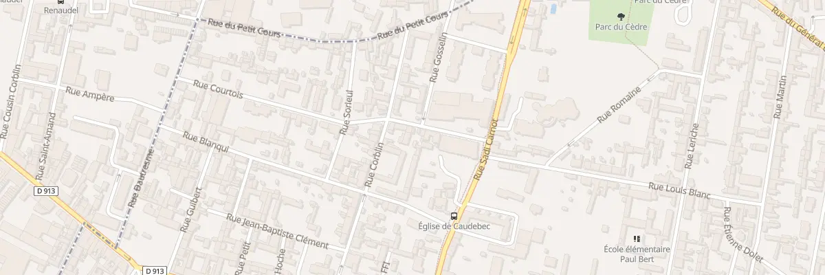 Plan du 5B Rue Jeanne d’Arc à Caudebec-lès-Elbeuf