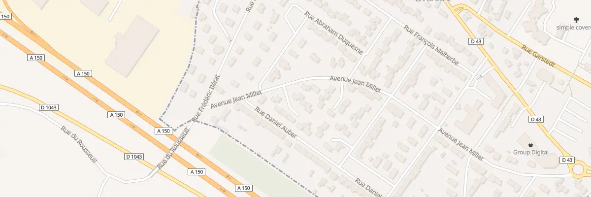 Plan du 65 Av Jean Millet à Maromme