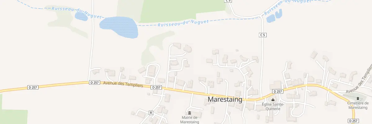 Plan du 5914 Au Village à Marestaing