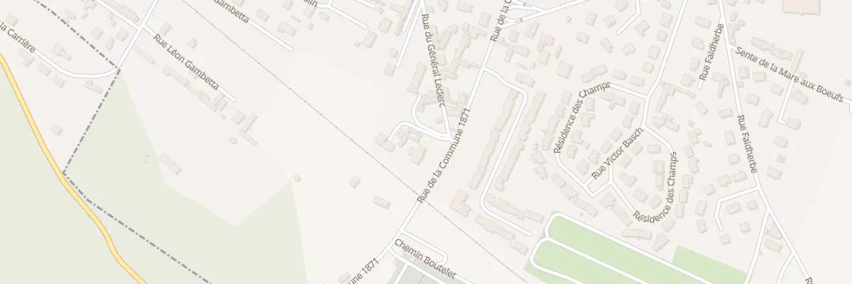 Plan du 874 Rue de la Commune 1871 à Caudebec-lès-Elbeuf