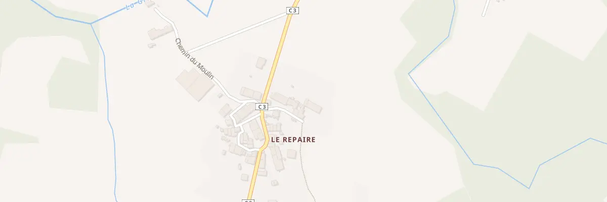 Plan du 5375 Rue des Vias à Oradour-sur-Glane