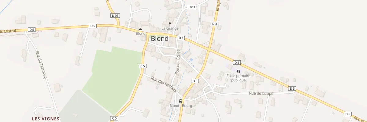 Plan du 3 Rue de l’Eglise à Blond