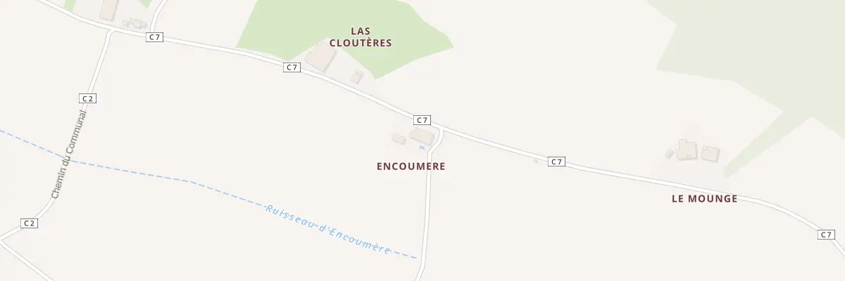 Plan du 22 Encoumere à Brignemont