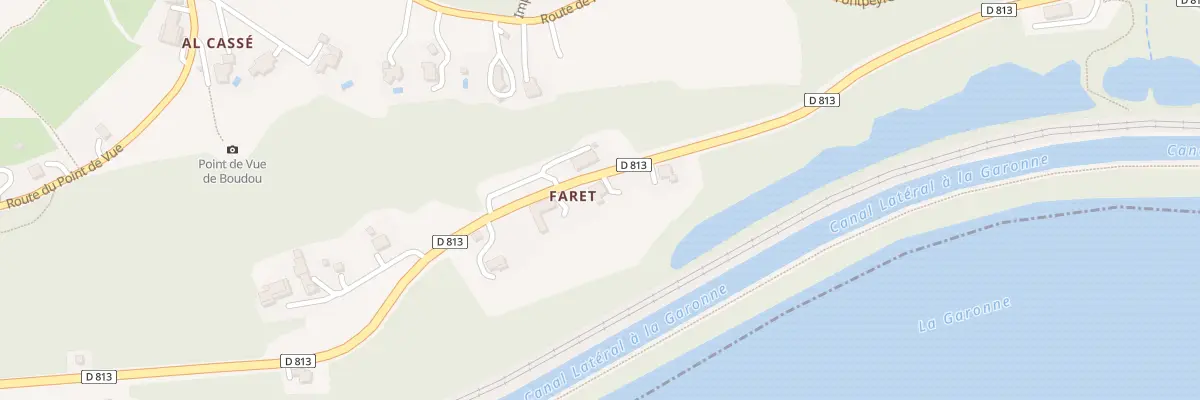 Plan du 3117 Rte des deux Mers à Boudou