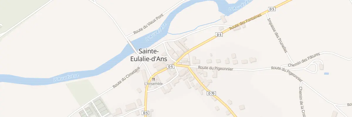 Plan du 5 Le Bourg à Sainte-Eulalie-d’Ans