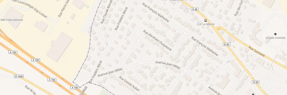 Plan du 17 Rue Abraham Duquesne à Maromme