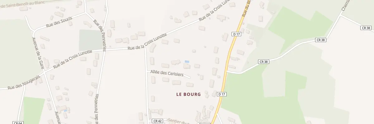 Plan du 7 All des Cerisiers à Concremiers
