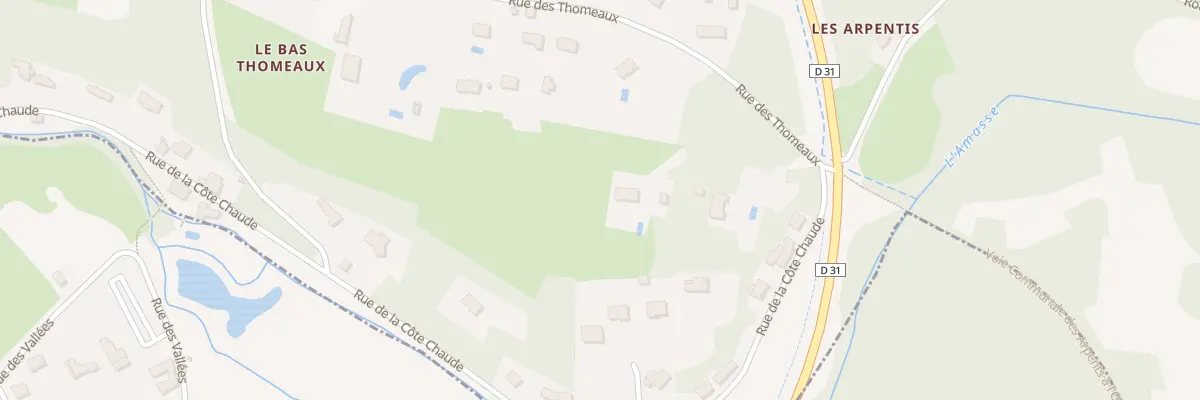 Plan du 3 Rue des Thomeaux à Saint-Règle