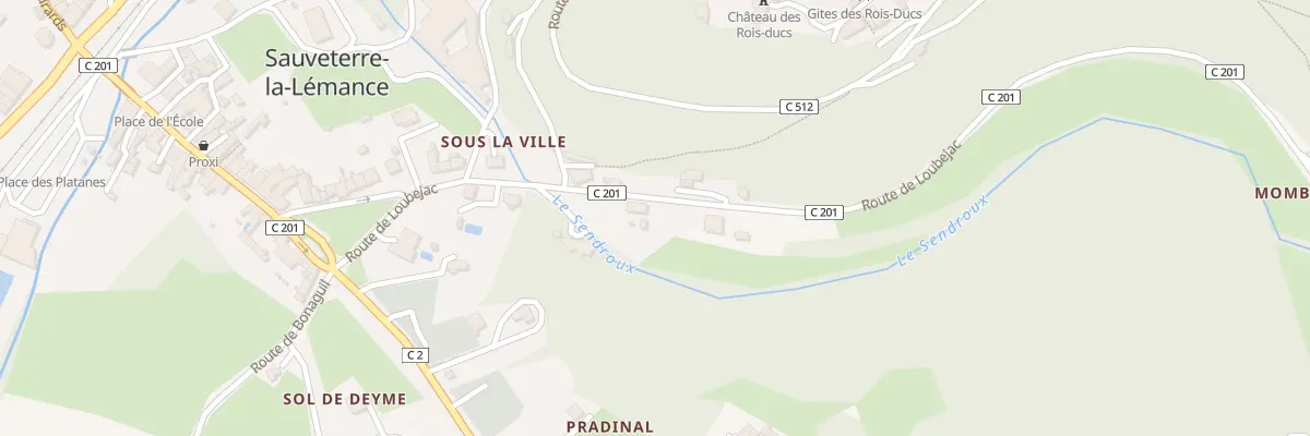 Plan du 260 Rte de Loubejac à Sauveterre-la-Lémance