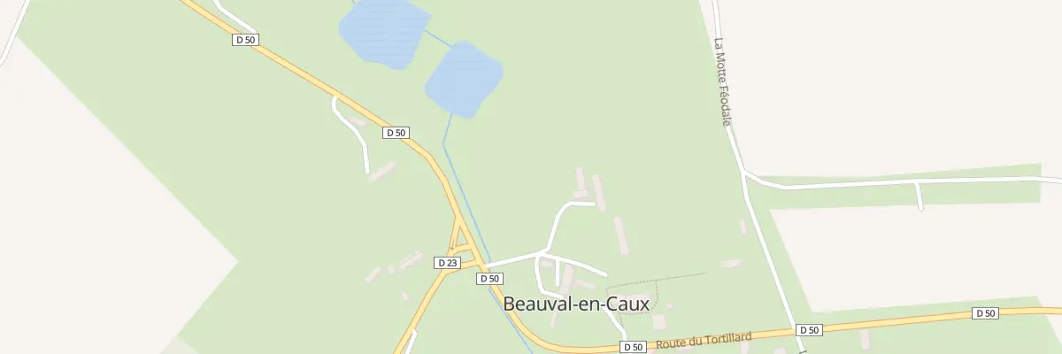 Plan du 5004 Beaunay à Beauval-en-Caux