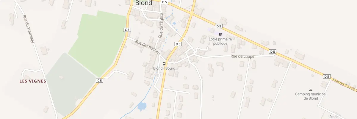 Plan du 1 Rue de Luppé à Blond