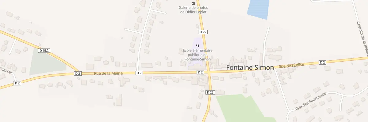 Plan du 6 Rue de la Mairie à Fontaine-Simon