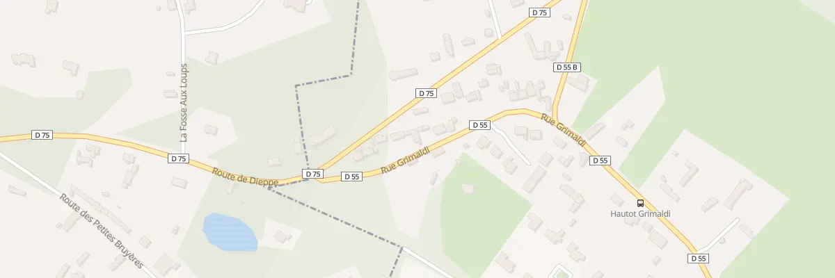 Plan du 1158 Rue Grimaldi à Hautot-sur-Mer