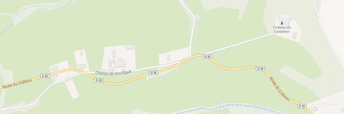 Plan du 271 Che de Hourtigué à Betchat
