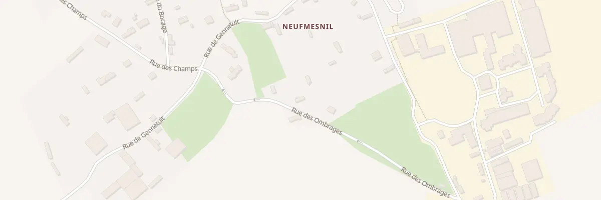 Plan du 284 Rue des Ombrages à Offranville