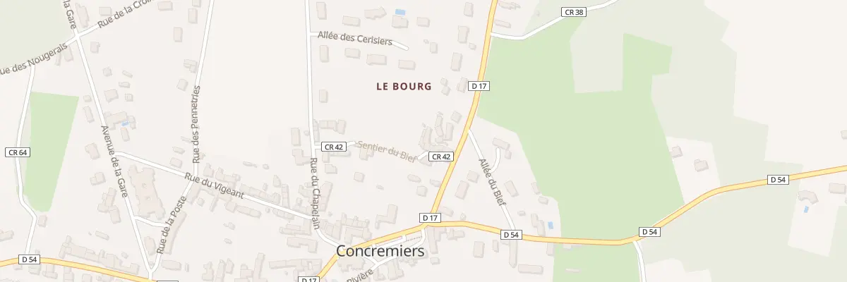 Plan du 5018 Rue du Blanc à Concremiers