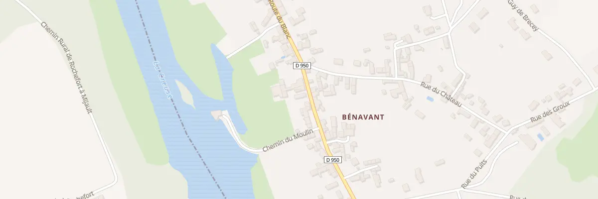 Plan du 22 Rte du Blanc à Pouligny-Saint-Pierre