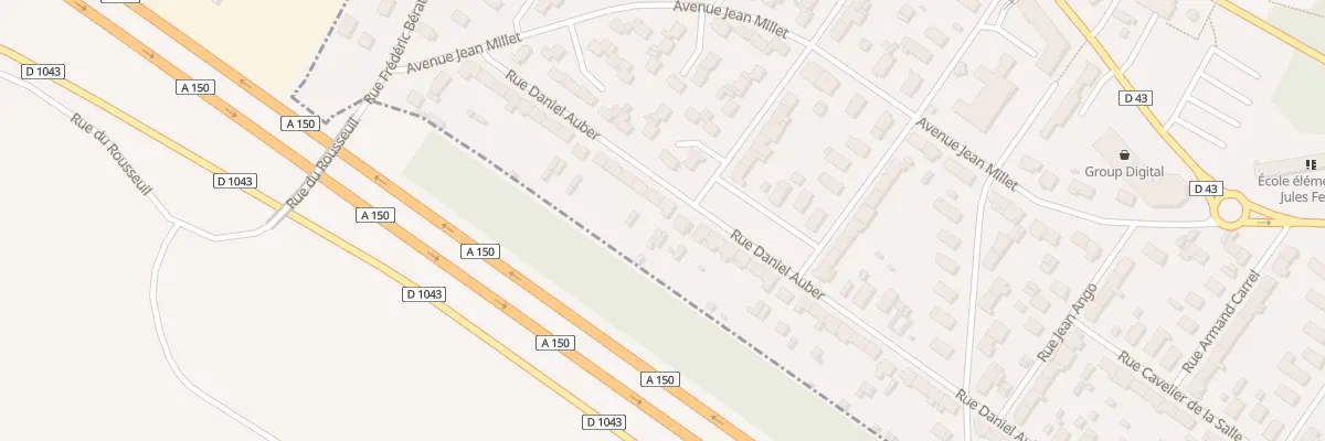 Plan du 111 Rue Daniel Auber à Maromme