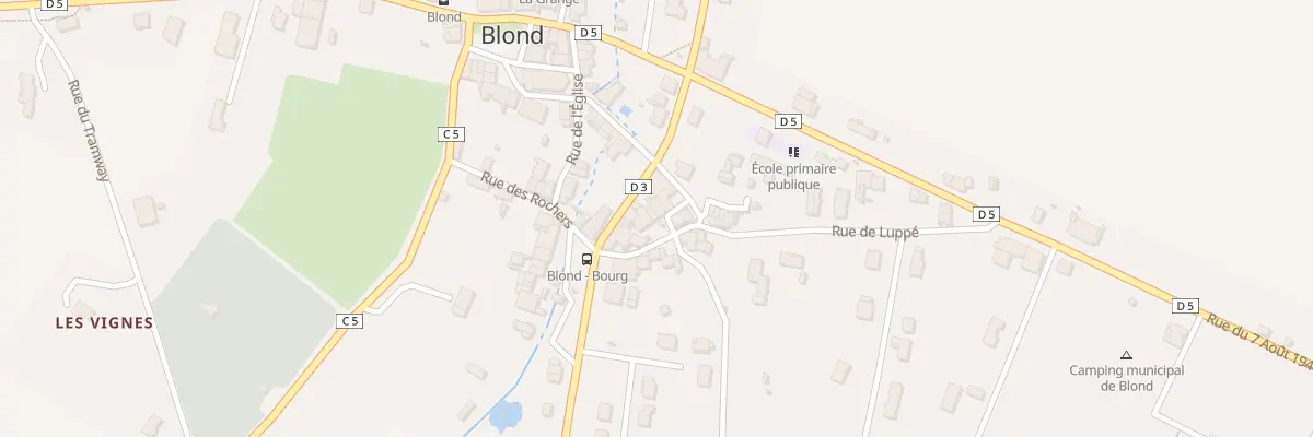 Plan du 5 Rue de Luppé à Blond