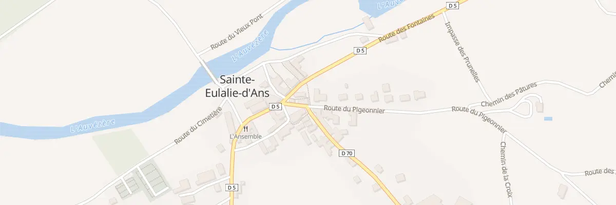 Plan du 18 Le Bourg à Sainte-Eulalie-d’Ans