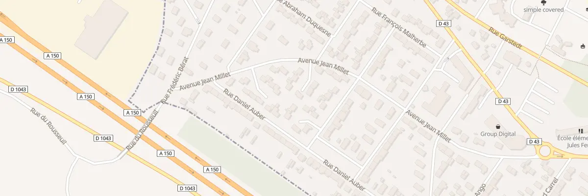Plan du 53 Av Jean Millet à Maromme