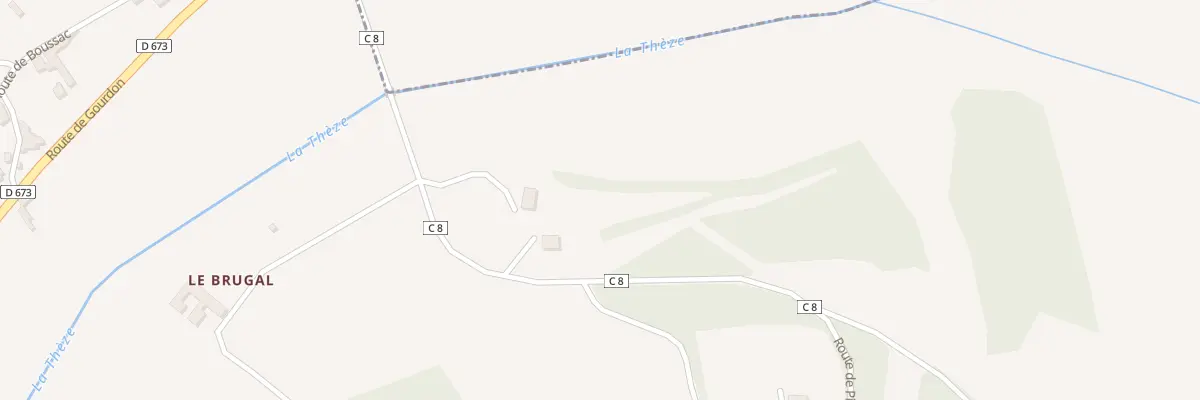 Plan du 1 Rte de Pierrou à Soturac