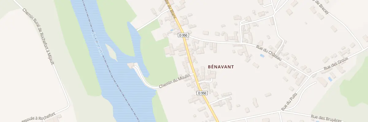 Plan du 24 Rte du Blanc à Pouligny-Saint-Pierre