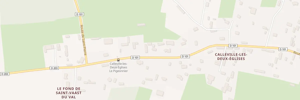 Plan du 601 Rte de la Republique à Calleville-les-Deux-Églises