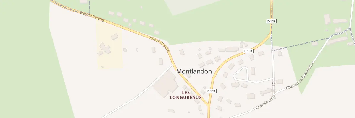 Plan du 166 Rue du Perche à Montlandon