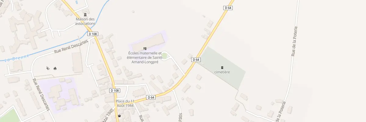 Plan du 20 Rue Ronsard à Saint-Amand-Longpré
