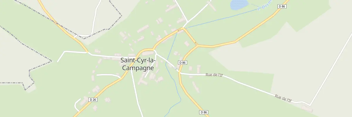 Plan du 55 Rue de l’If à Saint-Cyr-la-Campagne