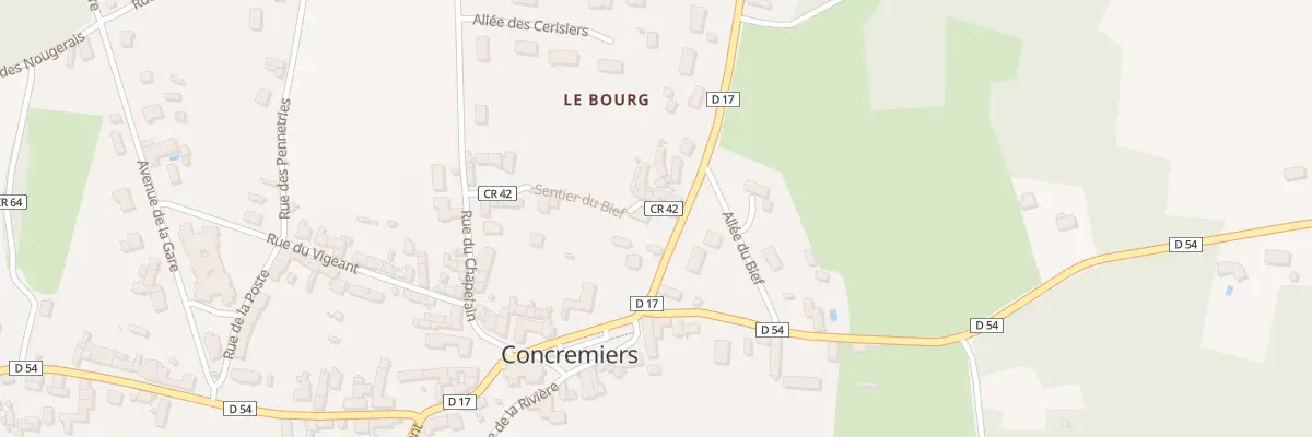 Plan du 5 Rue du Blanc à Concremiers