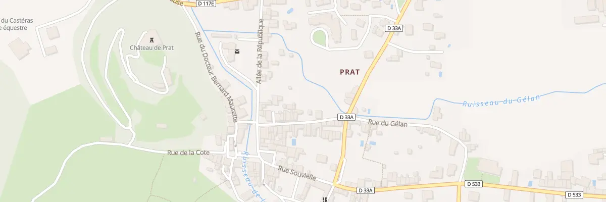 Plan du 17 Rue du Gélan à Prat-Bonrepaux