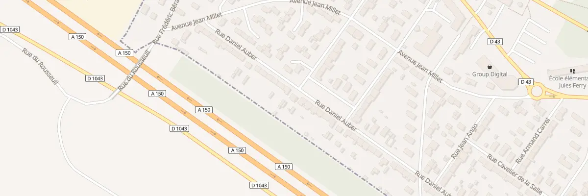 Plan du 109 Rue Daniel Auber à Maromme