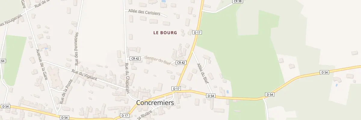 Plan du 5016 Rue du Blanc à Concremiers