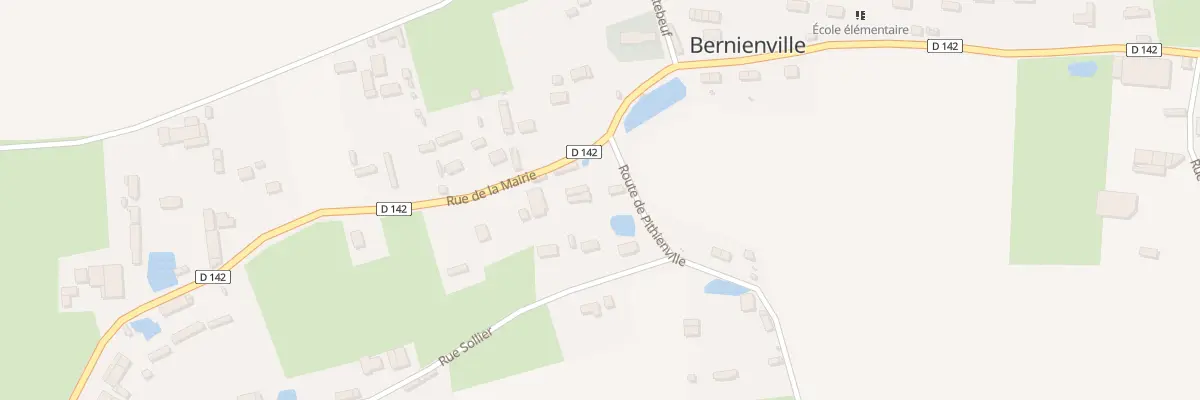 Plan du 1 Rte de Pithienville à Bernienville
