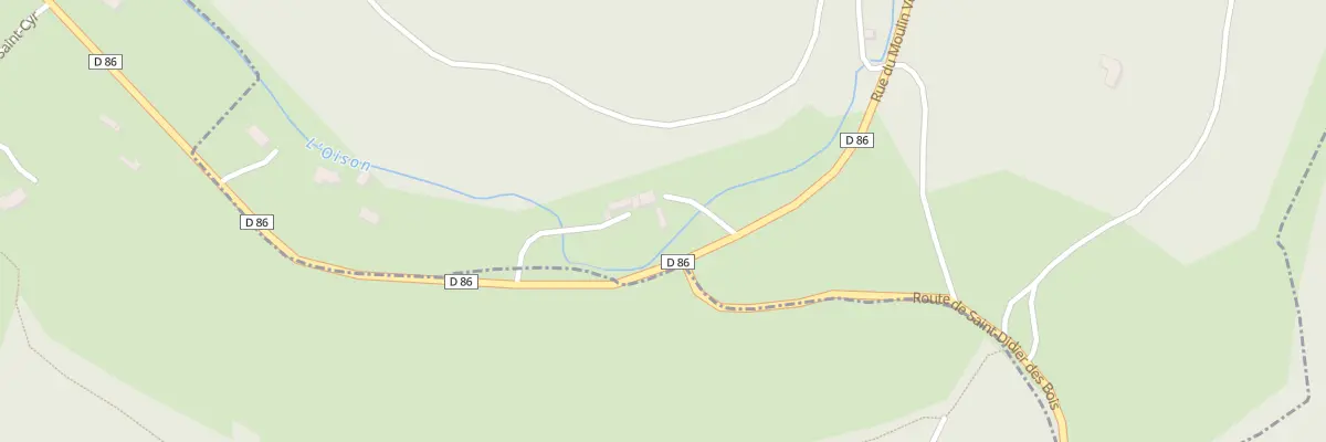 Plan du 2 Rte de St Germain de Pasquier à Saint-Cyr-la-Campagne