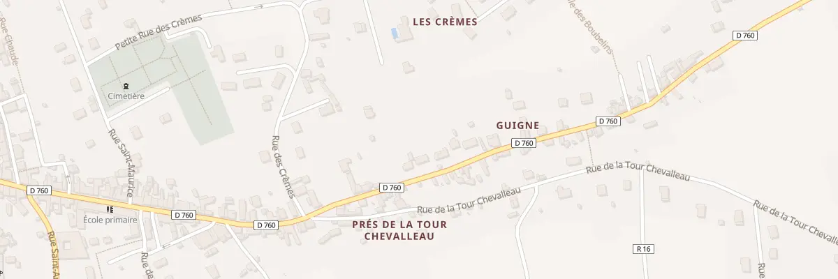 Plan du 94 Rue de Guigne à Beaulieu-lès-Loches