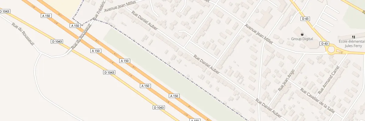 Plan du 107 Rue Daniel Auber à Maromme