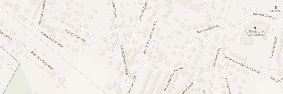 Plan du 726 Rue de la Commune 1871 à Caudebec-lès-Elbeuf