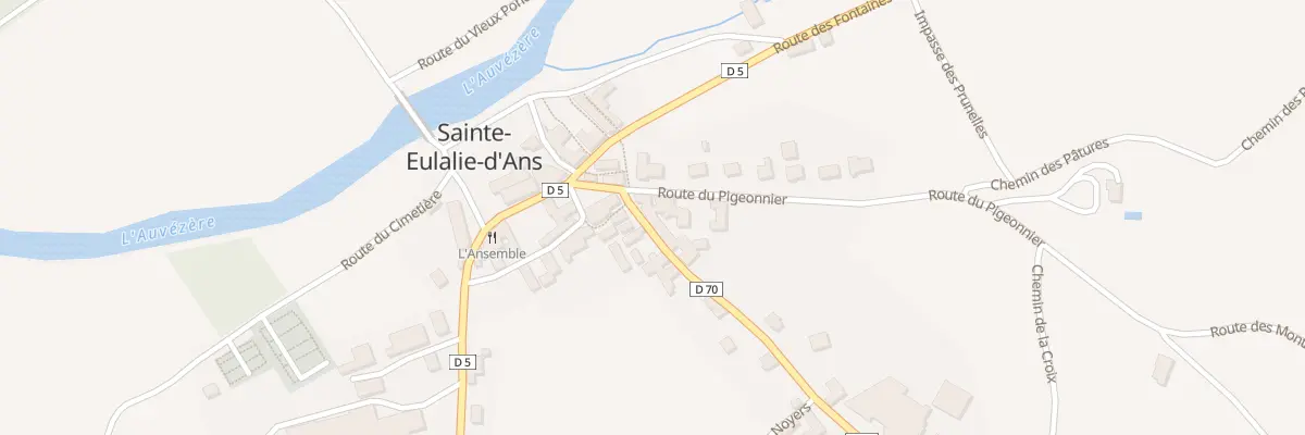 Plan du 22 Le Bourg à Sainte-Eulalie-d’Ans