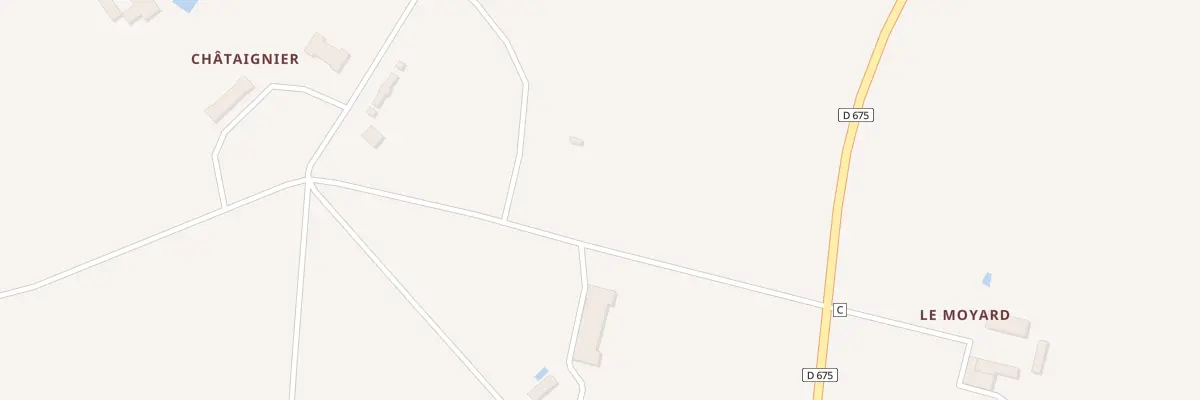 Plan du 5739 Chataignier à Peyrat-de-Bellac