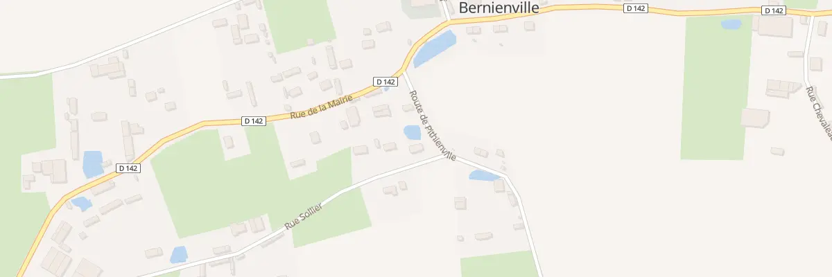 Plan du 3 Rte de Pithienville à Bernienville