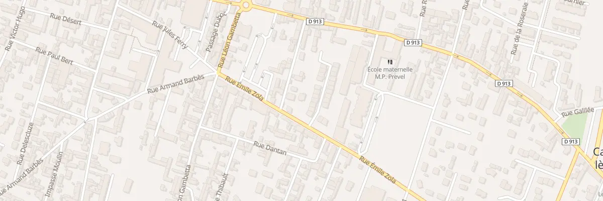 Plan du 956 Rue Emile Zola à Caudebec-lès-Elbeuf