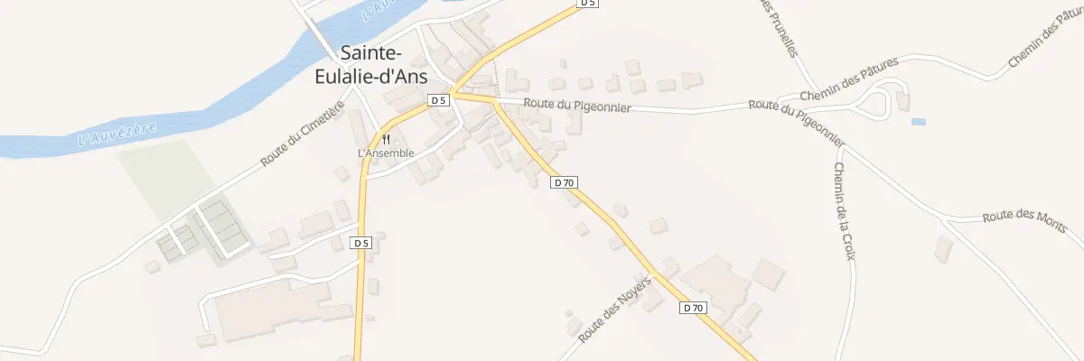 Plan du 34 Le Bourg à Sainte-Eulalie-d’Ans