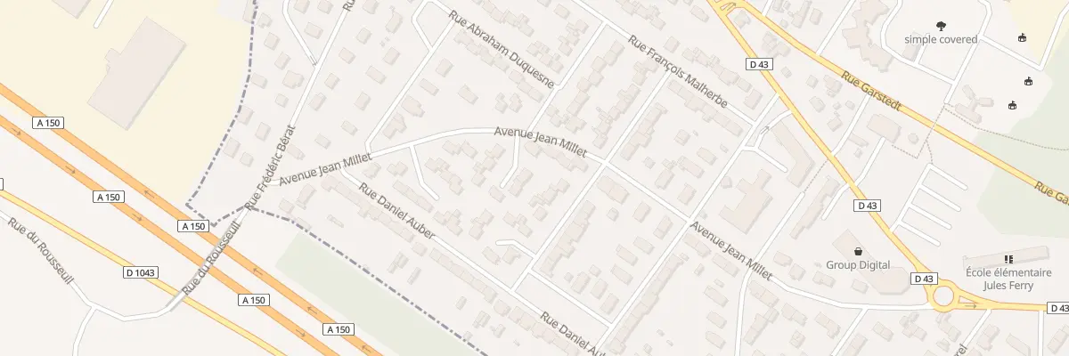 Plan du 49 Av Jean Millet à Maromme