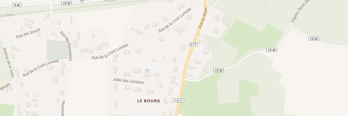 Plan du 27 Rue du Blanc à Concremiers