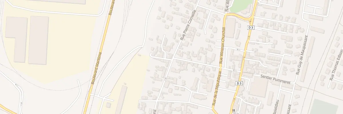 Plan du 928 Rue Pierre Corneille à Petit-Couronne
