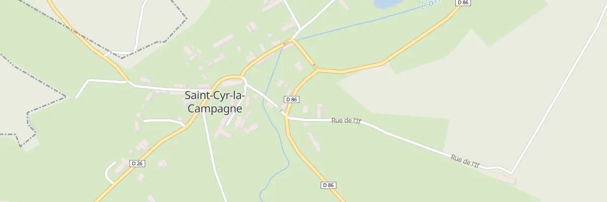 Plan du 5001 Rue de l’If à Saint-Cyr-la-Campagne