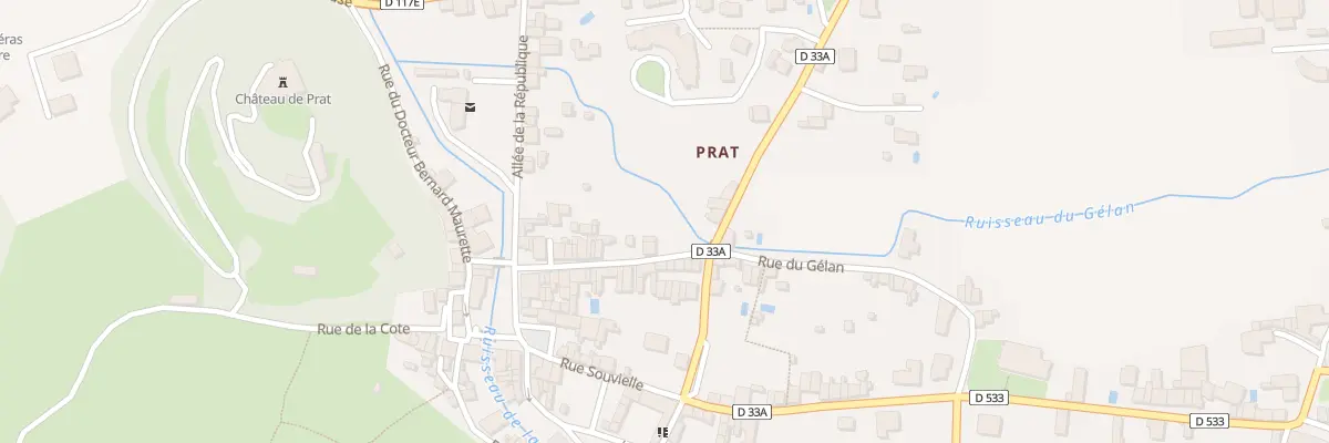 Plan du 21B Rue du Gélan à Prat-Bonrepaux